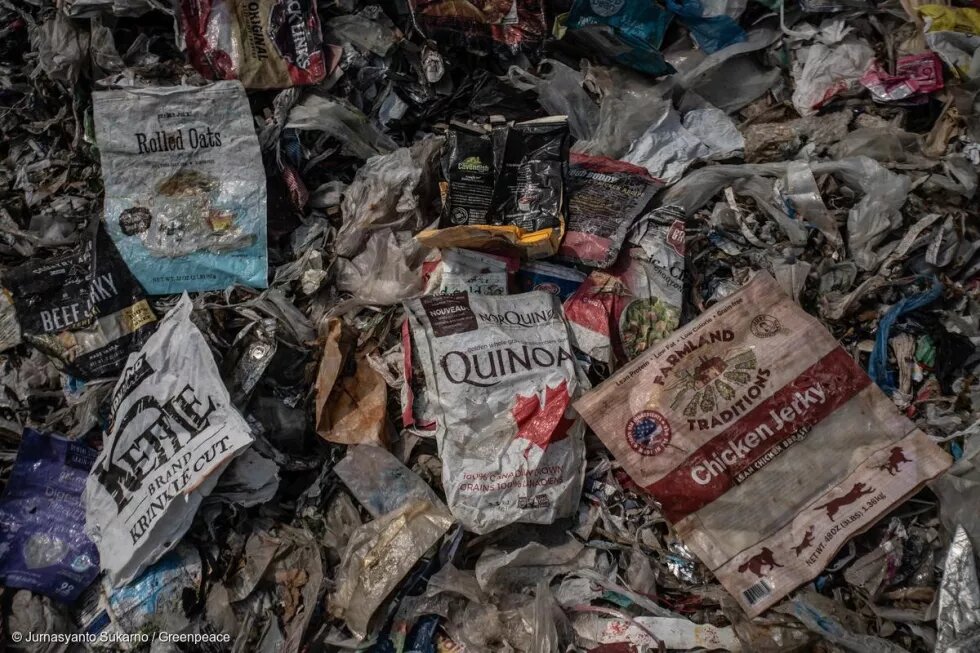 Some of the Imported Plastic Waste found in Burangkeng Landfill, Bekasi