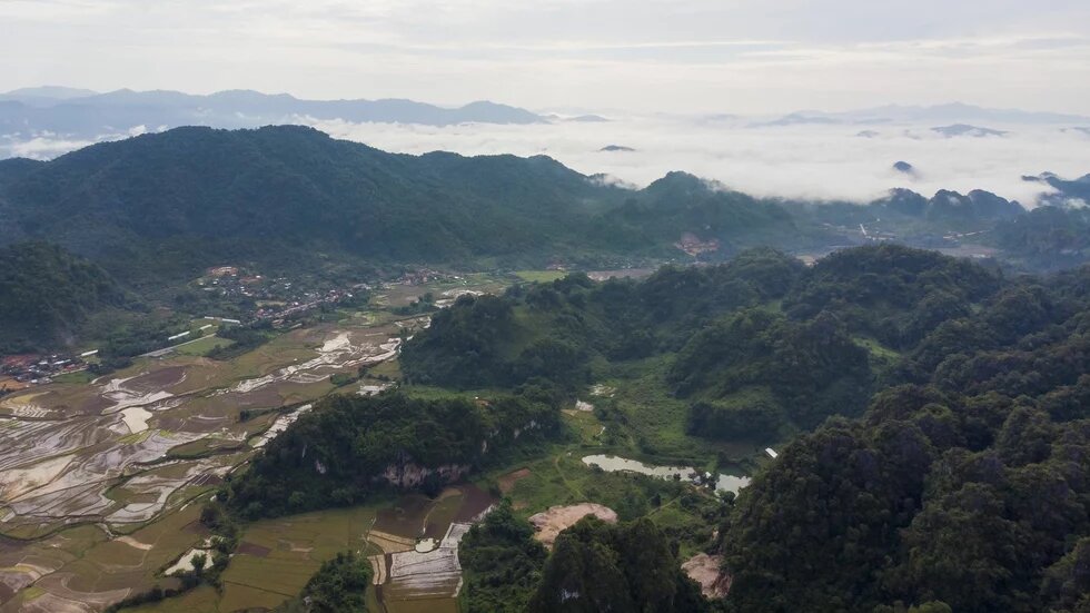 Mountainous northern Lao PDR 