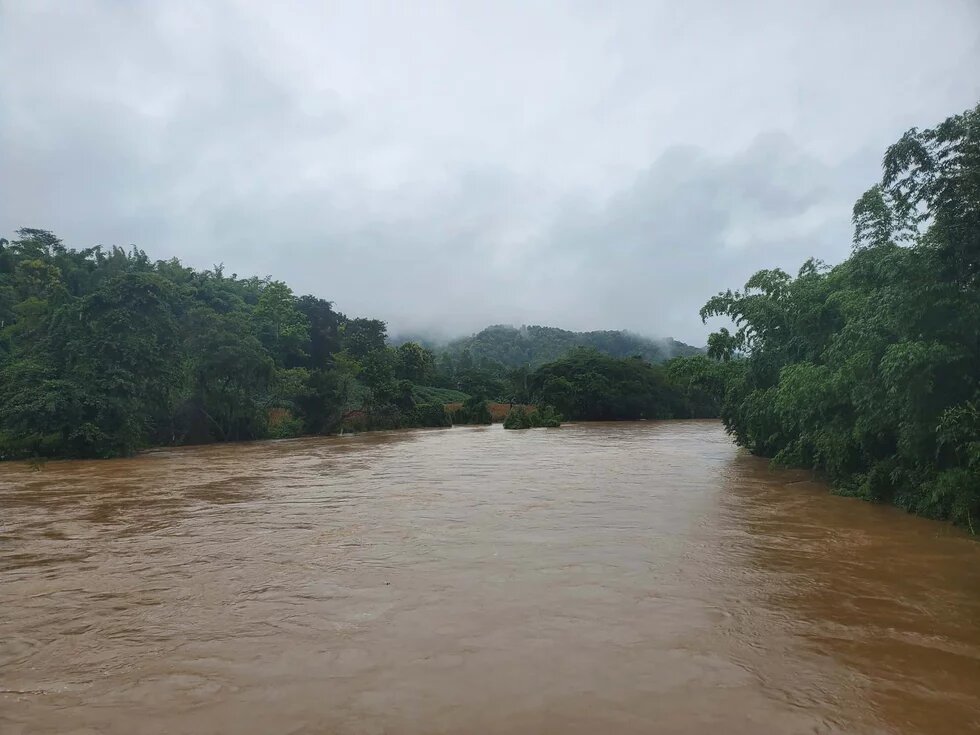 Kok River during flooding time 2024