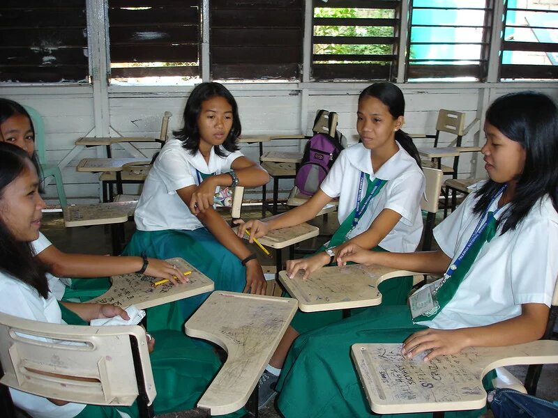 School girls in Philippines