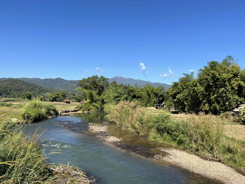 Pai River in Mae Hong Son, Thailand