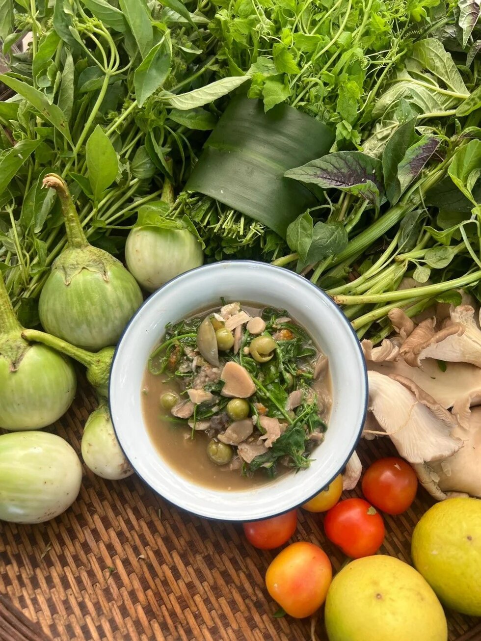 Local vegetables cuisine