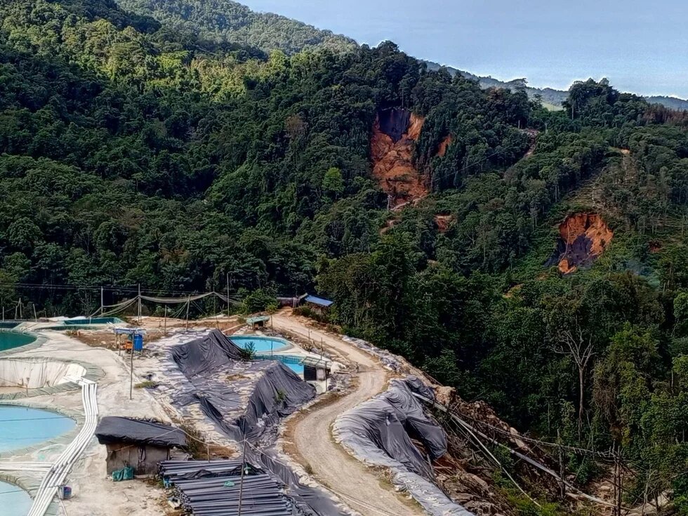 Rare earth mining in Hpyi Di Village near Mai Ja Yang town, Kachin State, Myanmar