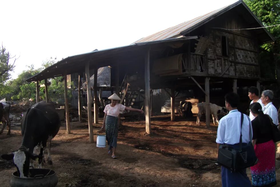 Traditional Farm House in Myanmar