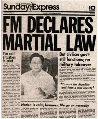 FM martial law