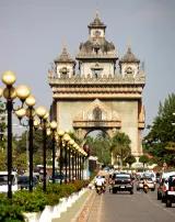 Patuxay - the Gate of Triumph in Vientiane